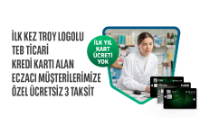 TEB'den ilk kez Ticari Kredi Kartı Alan Eczacı Müşterilerimize Ücretsiz 3 Taksit Fırsatı!